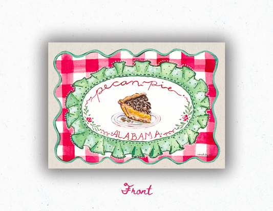 Alabama State Recipe Card Print - PREORDER